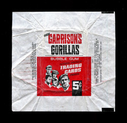 1967 LEAF GARRISON'S GORILLAS 5 CENT WRAPPER