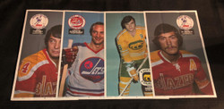 1973 OPC WHA O PEE CHEE POSTER LOT OF 4