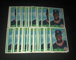 1990 MAURICE MO VAUGHN SCORE #675 ROOKIE RED SOX 50 CT. LOT
