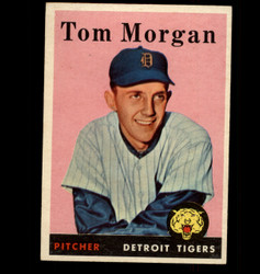 1958 TOM MORGAN TOPPS #365 TIGERS EX/MT *4086
