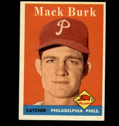 1958 MACK BURK TOPPS #278 PHILLIES EX/MT *4878