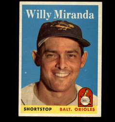 1958 WILLY MIRANDA TOPPS #179 ORIOLES EX/MT *6566