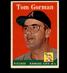 1958 TOM GORMAN TOPPS #235 ATHLETICS EX *8425