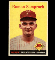 1958 ROMAN SEMPROCH TOPPS #474 PHILLIES EX *3272