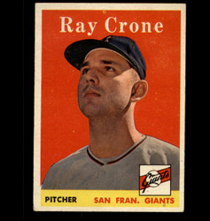 1958 RAY CRONE TOPPS #272 GIANTS EXMT/NM *5392