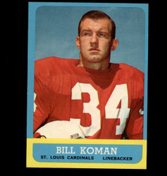 1963 BILL KOMAN TOPPS #154 CARDINALS NM *1348