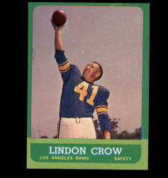 1963 LINDON CROW TOPPS #45 RAMS *4833