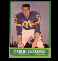 1963 MARLIN MCKEEVER TOPPS #46 RAMS EX/MT *4926