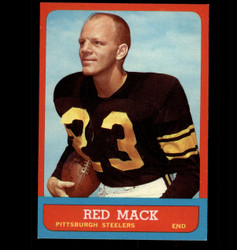 1963 RED MACK TOPPS #125 STEELERS EX/MT *1812