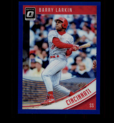 2018 BARRY LARKIN DONRUSS OPTIC #83 BLUE PRIZM #149 *7358