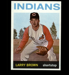 1964 LARRY BROWN TOPPS #301 INDIANS NM/MT *2317