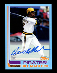 2018 BILL MADLOCK TOPPS ARCHIVES FAN FAVORITES BLUE #/25 PIRATES AUTO *R1014