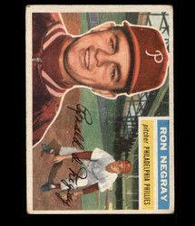 1956 RON NEGRAY TOPPS #7 PHILLIES VG *R1389