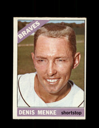 1966 DENIS MENKE OPC #184 O-PEE-CHEE BRAVES EX/MT *6160
