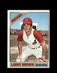1966 LARRY BROWN OPC #16 O-PEE-CHEE INDIANS NM *6203