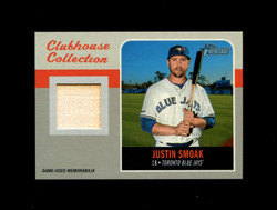 2019 JUSTIN SMOAK TOPPS HERITAGE HIGH CLUBHOUSE COLLECTION BAT *6234
