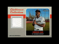 2019 LORENZO CAIN TOPPS HERITAGE HIGH CLUBHOUSE COLLECTION *5170
