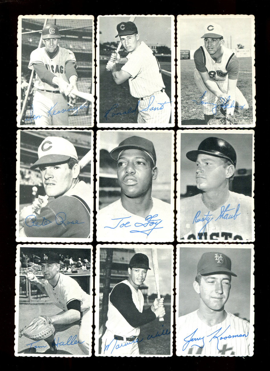 1969 Topps Deckle Edge Baseball Card Complete Set