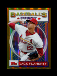 2020 JACK FLAHERTY FINEST FLASHBACKS #122 GOLD REFRACTOR #/50 CARDINALS *R1832