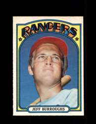 1972 JEFF BURROUGHS OPC #191 O-PEE-CHEE RANGERS *R1053
