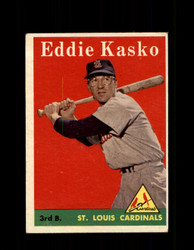 1958 EDDIE KASKO TOPPS #8 CARDINALS *3951