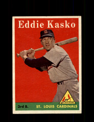 1958 EDDIE KASKO TOPPS #8 CARDINALS *R1096