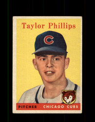 1958 TAYLOR PHILLIPS TOPPS 3159 CUBS *R1411