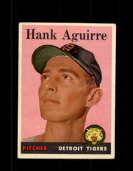 1958 HANK AGUIRRE TOPPS #337 TIGERS *5157
