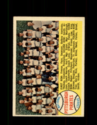 1958 PIRATES TOPPS #341 TEAM CARD *3735