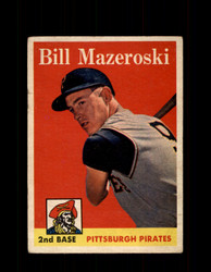 1958 BILL MAZEROSKI TOPPS #238 PIRATES *6104