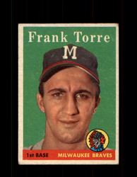 1958 FRANK TORRE TOPPS #117 BRAVES *5133
