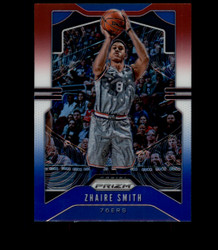 2019 ZHAIRE SMITH PRIZM #51 RED WHITE BLUE 76ERS *5574