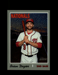 2019 BRIAN DOZIER TOPPS HERITAGE #529 CHROME #/999 NATIONALS *R2689