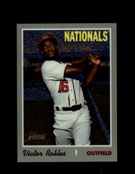 2019 VICTOR ROBLES TOPPS HERITAGE #701 CHROME #/999 NATIONALS *R2677