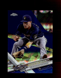 2017 SCOOTER GENNETT TOPPS CHROME SAPPHIRE #49 BREWERS *R2764