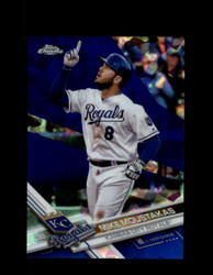 2017 MIKE MOUSTAKAS TOPPS CHROME SAPPHIRE #63 ROYALS *R2810