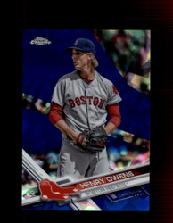 2017 HENRY OWENS TOPPS CHROME SAPPHIRE #69 RED SOX *R2856