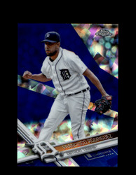 2017 FRANCISCO RODRIGUEZ TOPPS CHROME SAPPHIRE #105 TIGERS *R2829