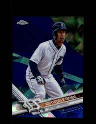 2017 ANTHONY GOSE TOPPS CHROME SAPPHIRE #268 TIGERS *R3010