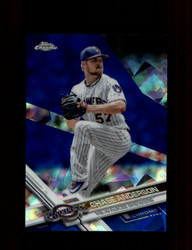 2017 CHASE ANDERSON TOPPS CHROME SAPPHIRE #376 BREWERS *R3025