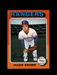 1975 JACKIE BROWN OPC #316 O PEE CHEE RANGERS *R3390