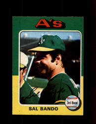 1975 SAL BANDO OPC #380 O-PEE-CHEE ATHLETICS *R3318