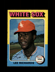 1975 LEE RICHARDS OPC #653 O PEE CHEE WHITE SOX *R3640