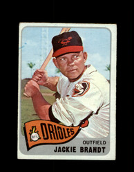 1965 JACKIE BRANDT OPC #33 O-PEE-CHEE ORIOLES *R3746
