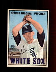 1967 DENNIS HIGGINS OPC #52 O-PEE-CHEE WHITE SOX *R2221
