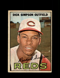 1967 DICK SIMPSON OPC #6 O-PEE-CHEE REDS *R3634