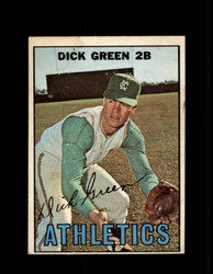 1967 DICK GREEN OPC #54 O-PEE-CHEE ATHLETICS *8752