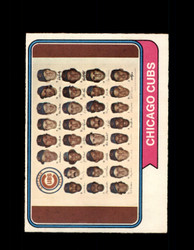 1974 CHICAGO CUBS OPC #211 TEAM RECORDS O-PEE-CHEE *R3957