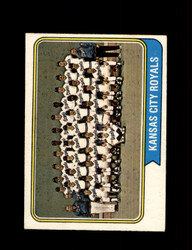 1974 KANSAS CITY ROYALS OPC #343 O-PEE-CHEE TEAM CARD *R3916