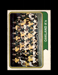 1974 OAKLAND ATHLETICS OPC #246 O-PEE-CHEE TEAM CARD *R3973